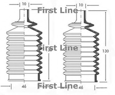 FIRST LINE FSG3022 Bellow, steering